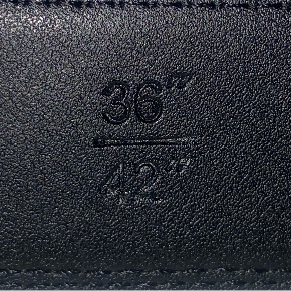 Hickok black leather belt and buckle Sz 36-42 gorgeous buckle EUC - Picture 3 of 11